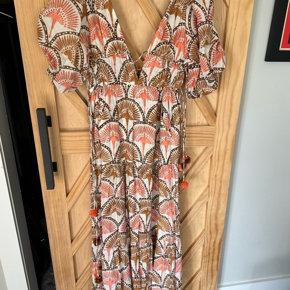 Elegant Multicolor Maxi Dress